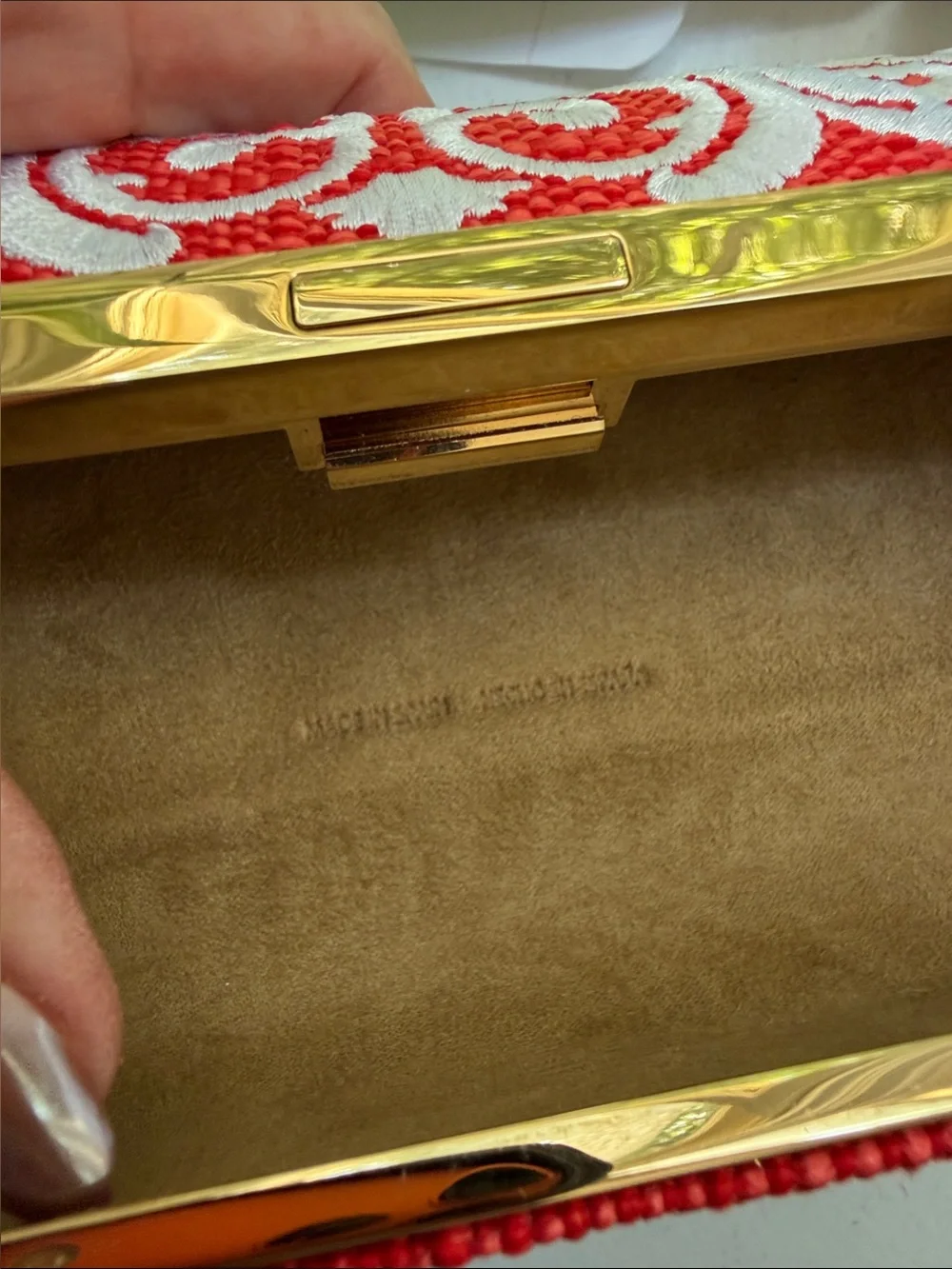 CH Carolina Herrera Metropolitan Insignia Clutch